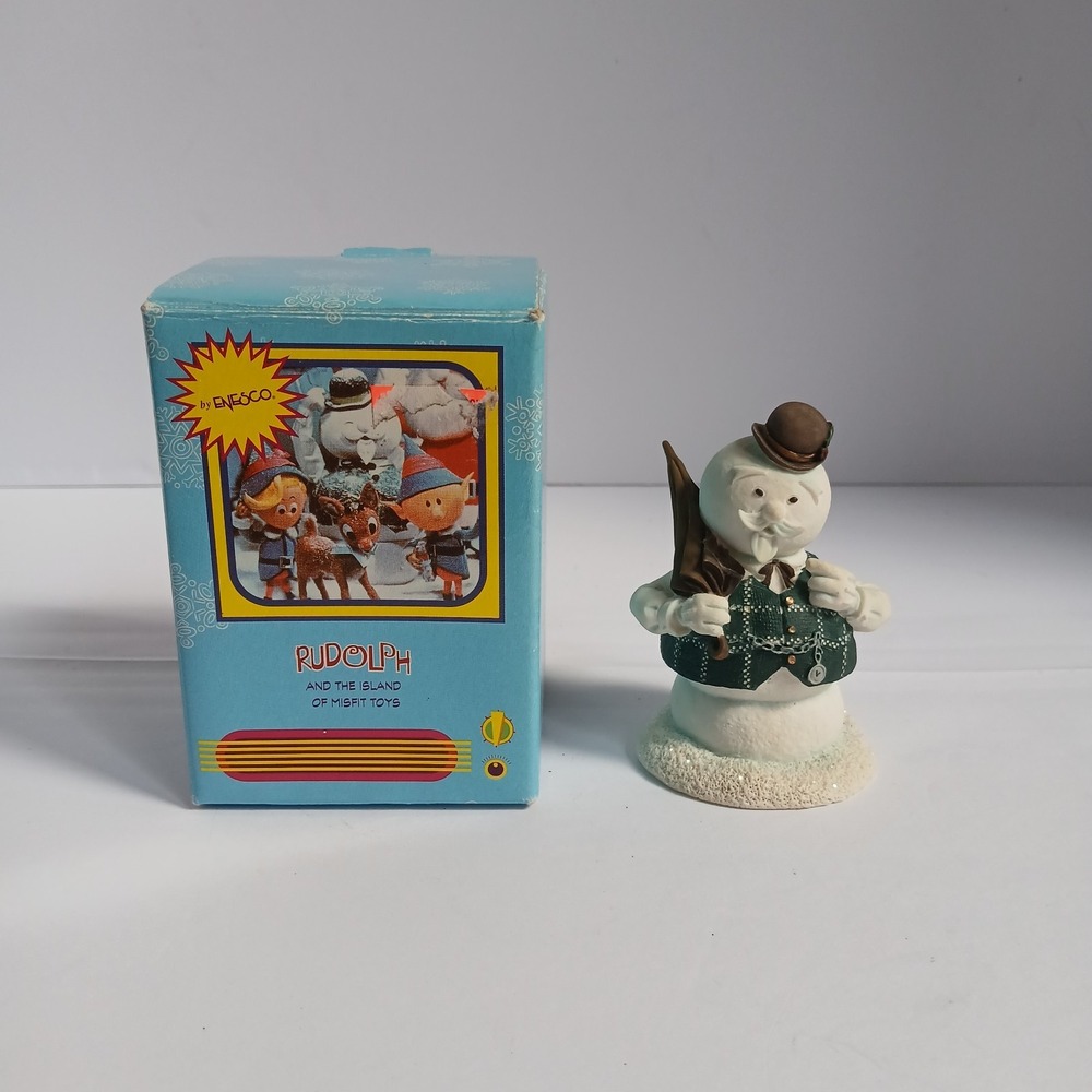 Sam Snowman - Rudolph & The Island Of Misfit Toys Enesco 3-1/4" Ceramic Figurine